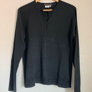 Donna Morgan silk cardigan